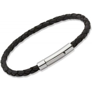 Black Leather Bracelet