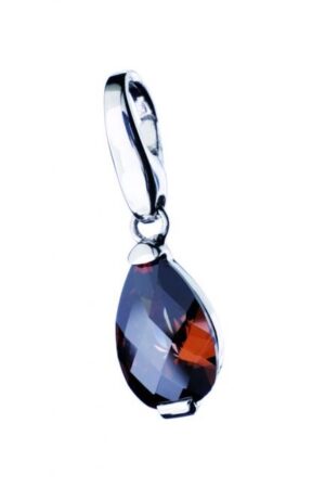Brown CZ Teardrop