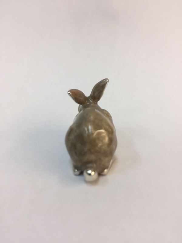Sterling Silver Enamel Rabbit By Sorini Argenti - Image 4