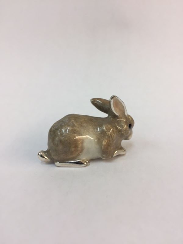 Sterling Silver Enamel Rabbit By Sorini Argenti - Image 3