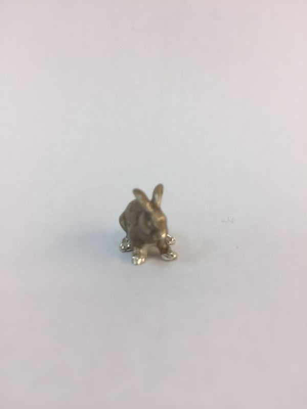 Sterling Silver Enamel Rabbit By Sorini Argenti - Image 2