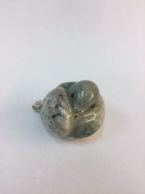 Sterling Silver Enamel Dove By Sorini Argenti