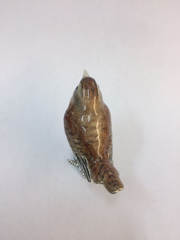 Sterling Silver Enamel Wren By Saturno - Image 2