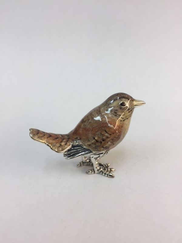 Sterling Silver Enamel Wren By Saturno - Image 4