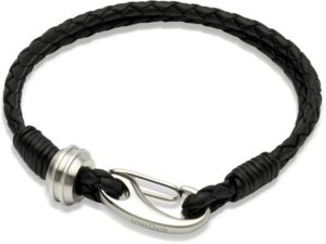 Men's Stainless Steel Leather Bracelet