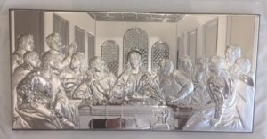 The Last Supper Silver Icon
