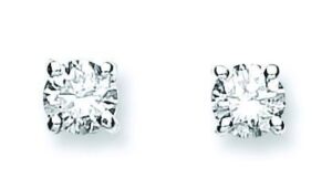 18ct White Gold Diamond Stud Earrings DER0115