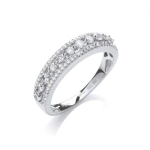 18ct white gold diamond eternity ring