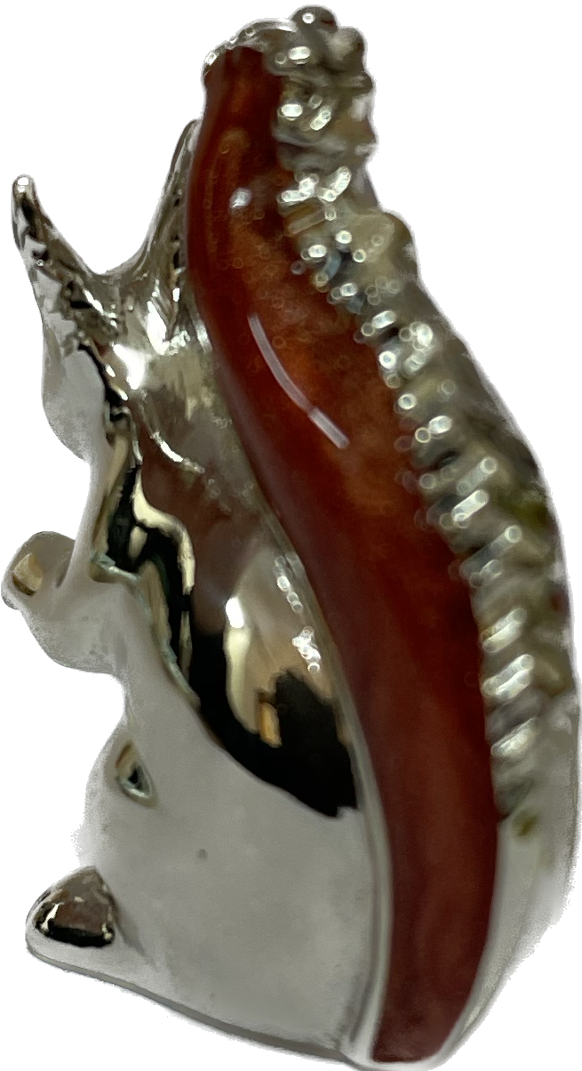 Saturno Sterling Silver Enamel Squirrel - Image 4