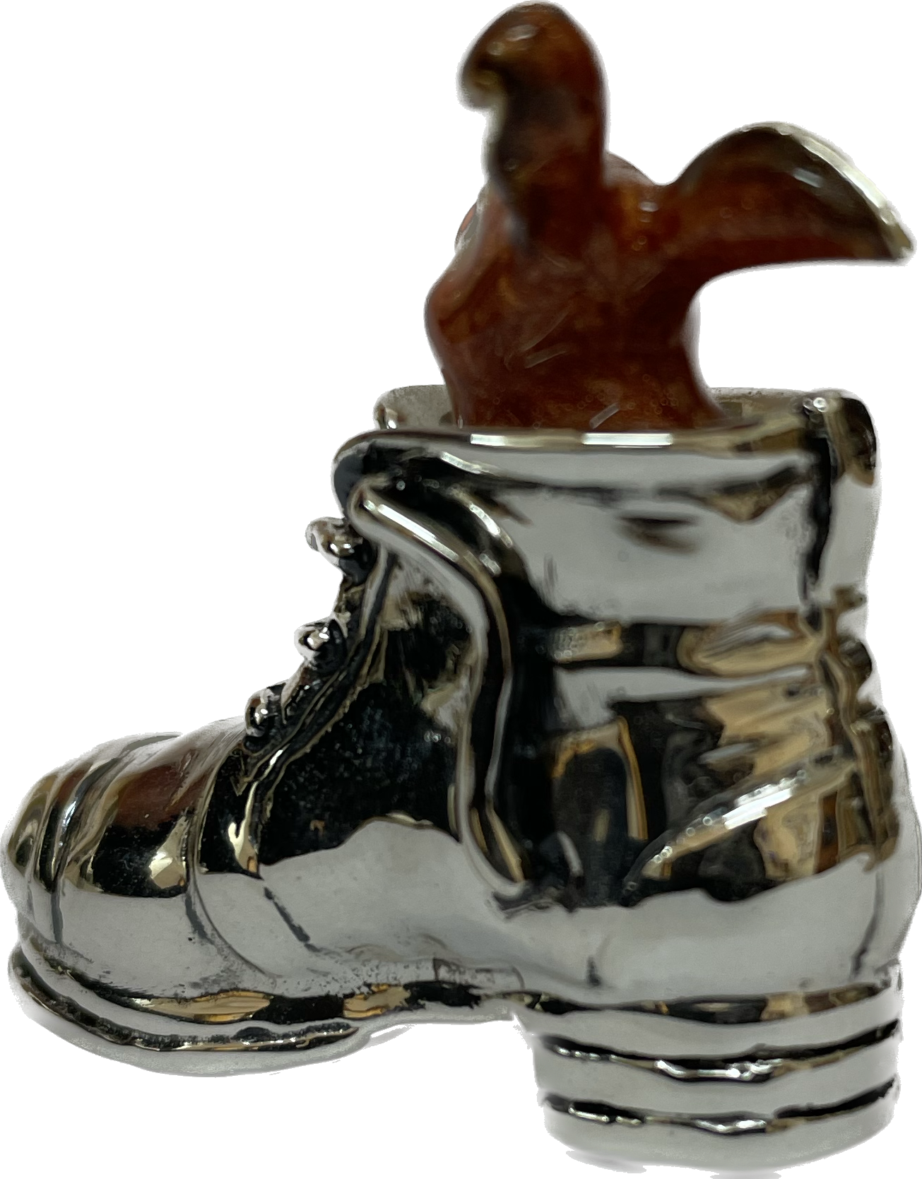 Sterling Silver Enamel Rabbit By Saturno